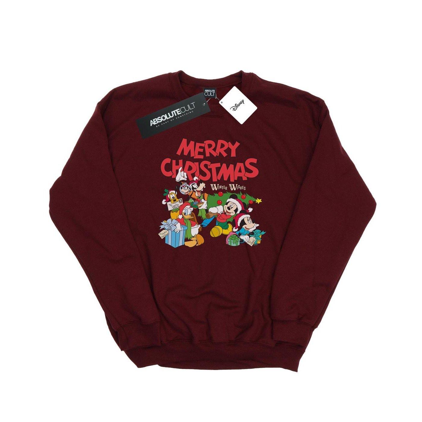 Disney Mickey Mouse And FriendsWinter Wishes Sweatshirt