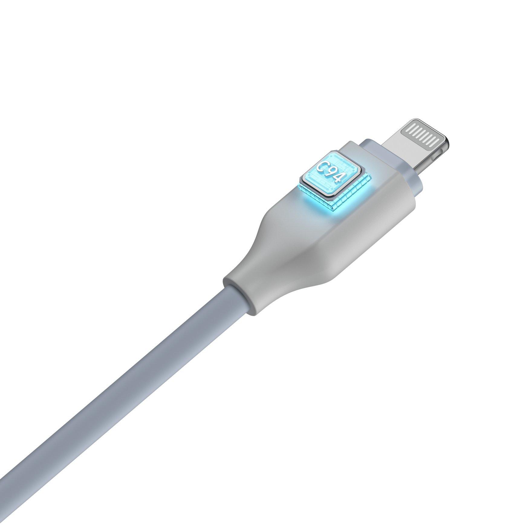 Sharge USB-C auf Lightning Hochelastisches Silikon Kabel