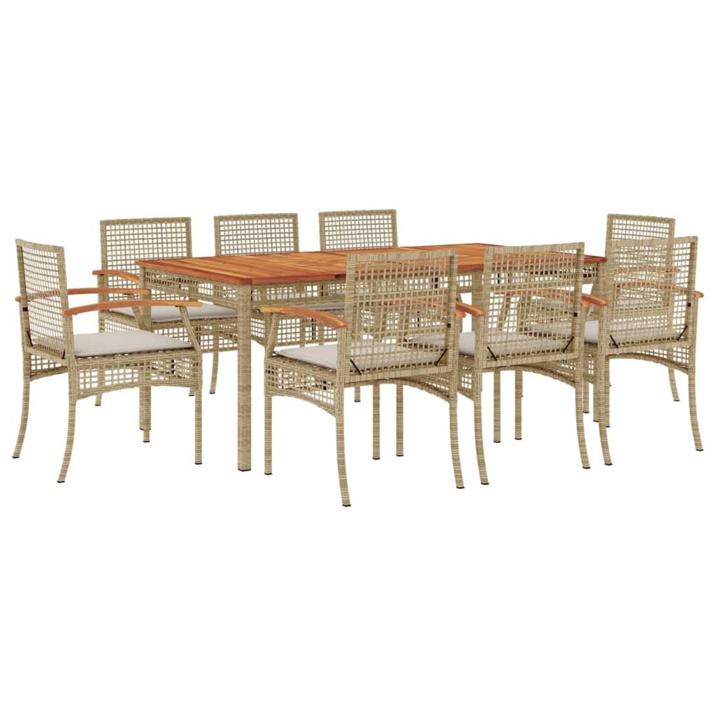 VidaXL Garten essgruppe poly-rattan