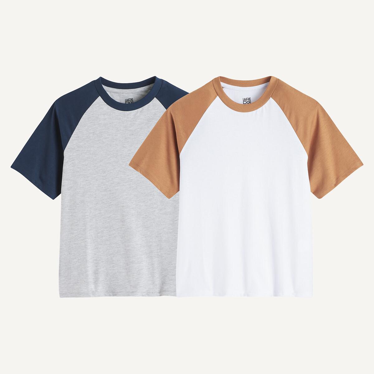 La Redoute Collections 2er-Pack T-Shirt mit kurzen Ärmeln