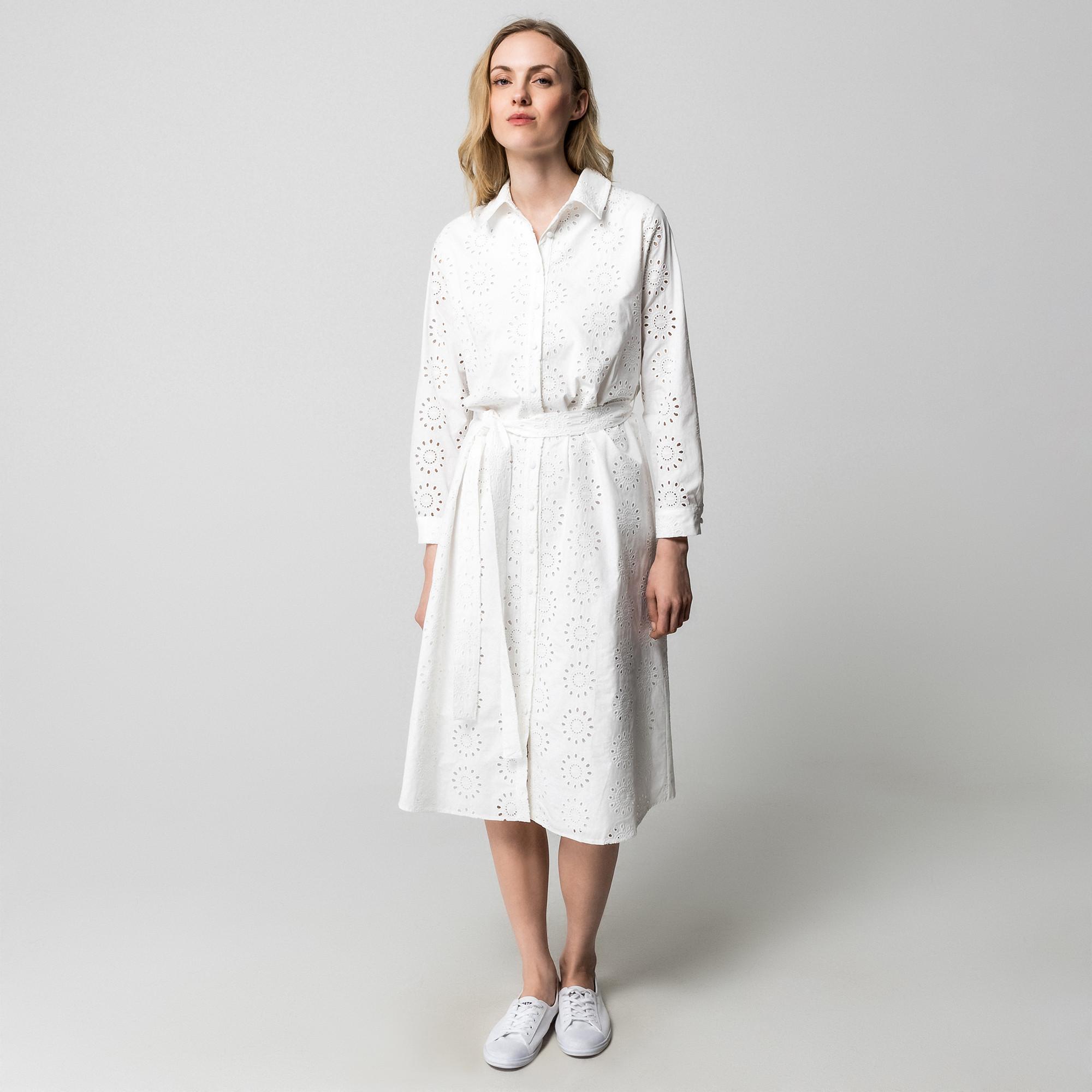 Manor Woman Freizeit Hemdblusenkleid mit Blumenmuster