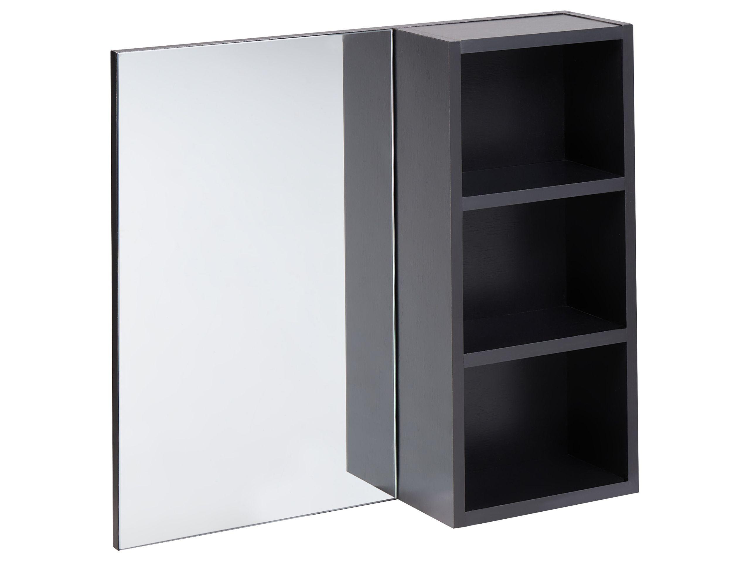 Beliani Bad-Spiegelschrank aus Faserplatte Modern JOINVILLE