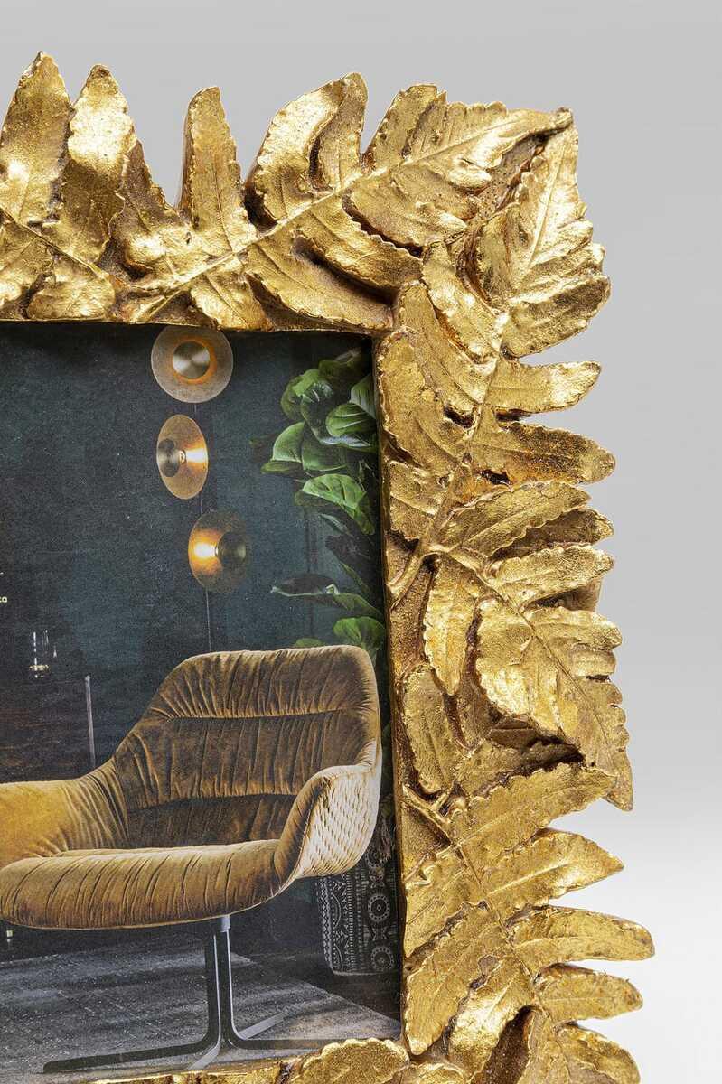 KARE Design Bilderrahmen gold Leaves 20x24
