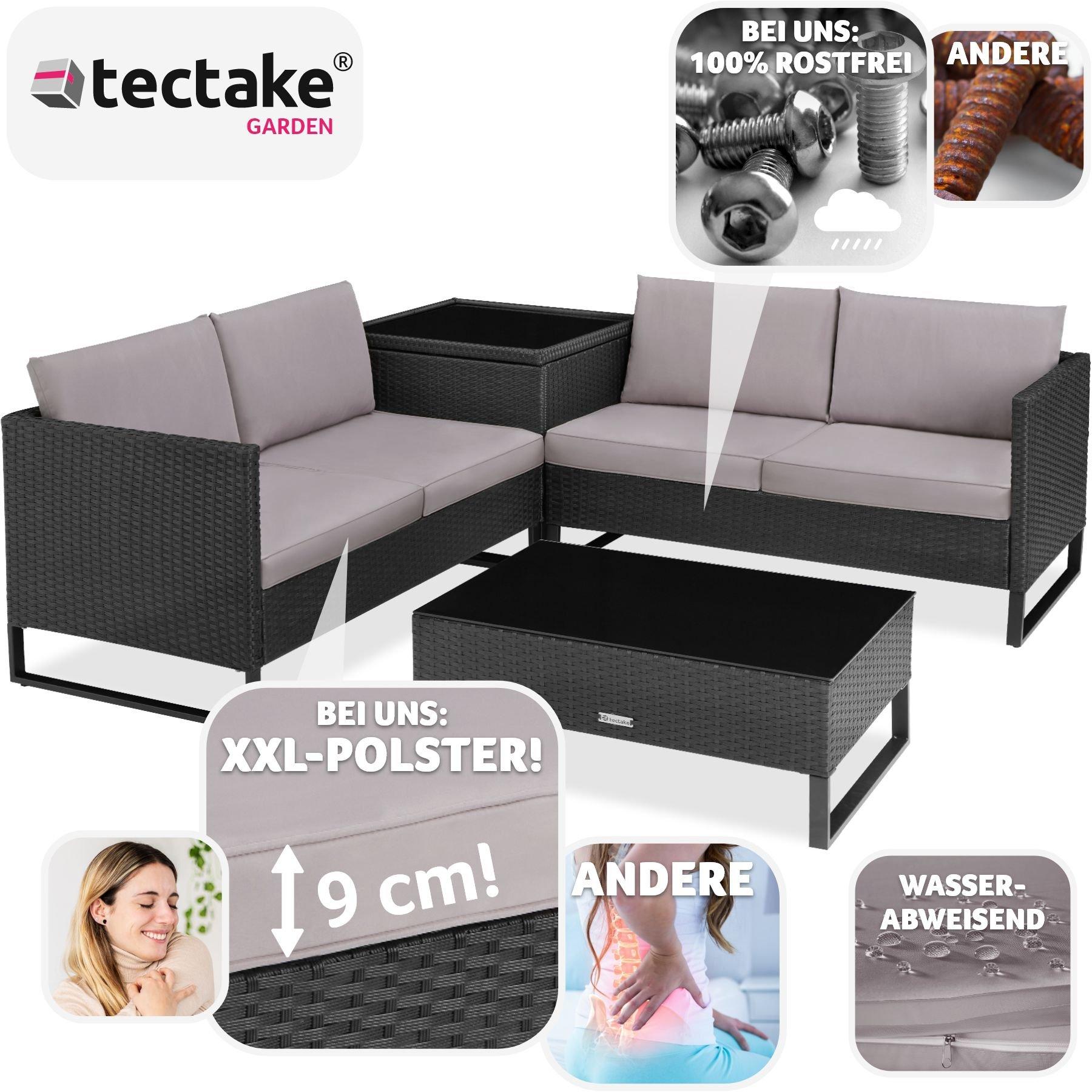 Tectake Rattanlounge Ostuni