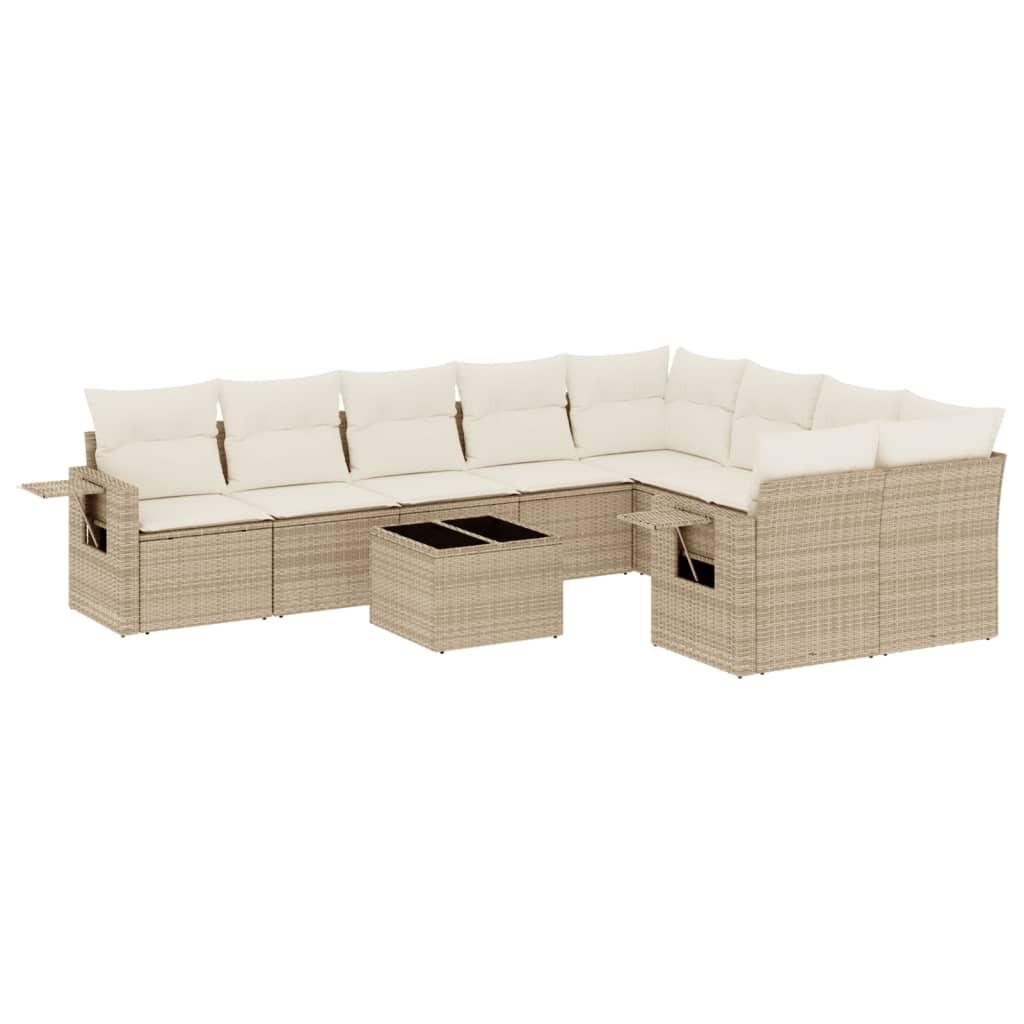 VidaXL Garten sofagarnitur poly-rattan