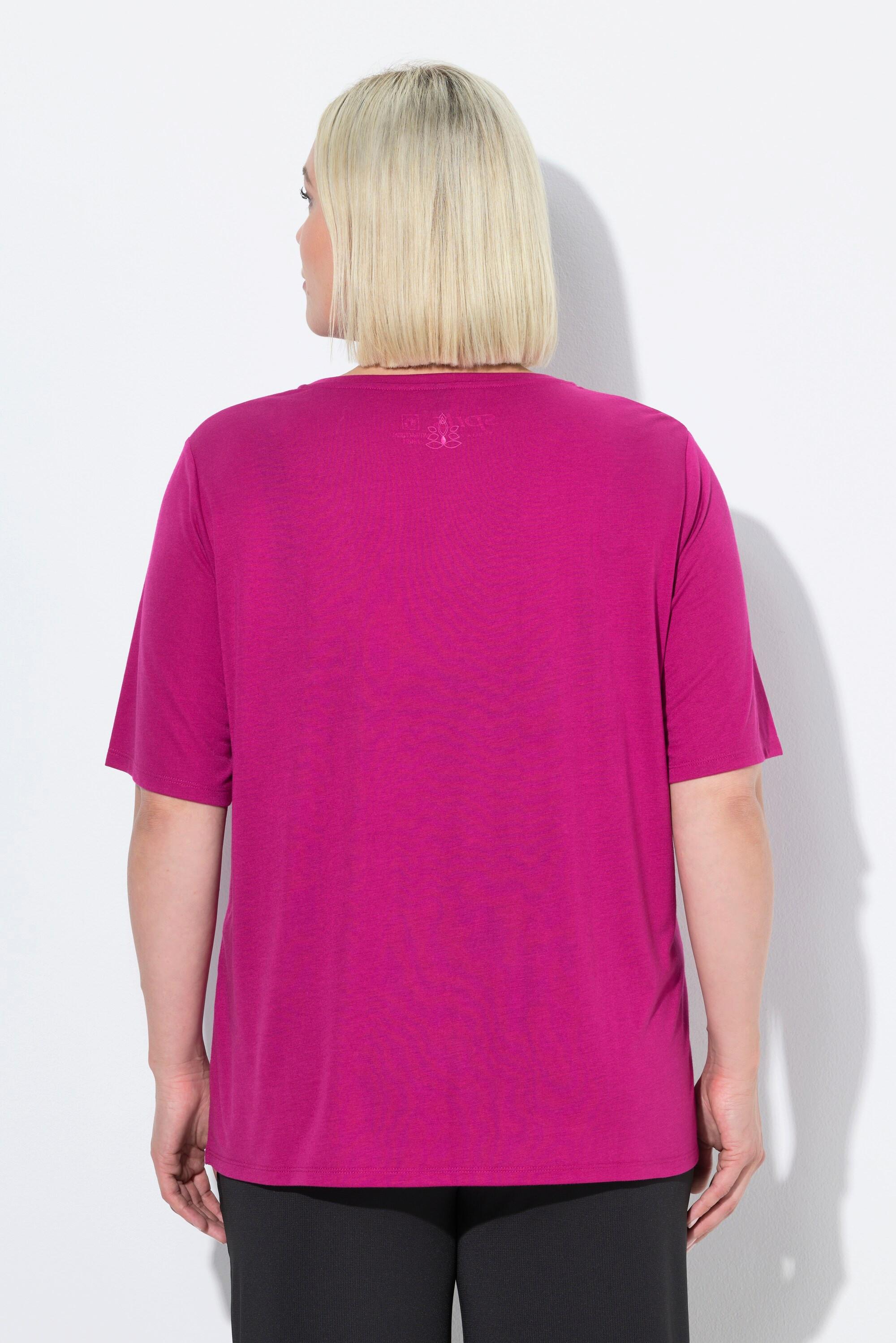 Ulla Popken Funktions-Shirt antibakteriell Rundhals Halbarm