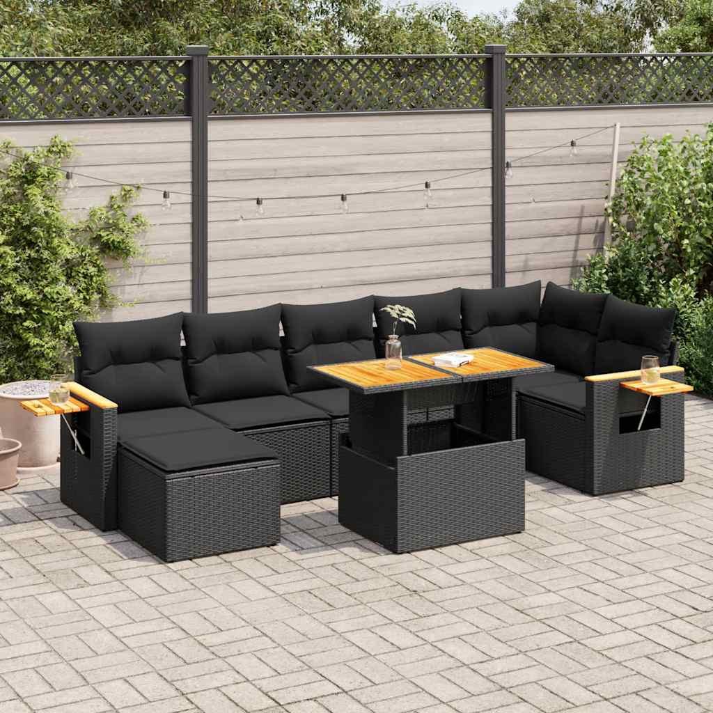 VidaXL Garten sofagarnitur poly-rattan