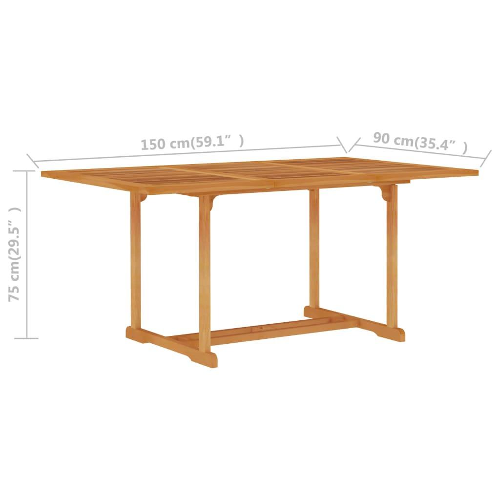 VidaXL Garten-essgruppe holz