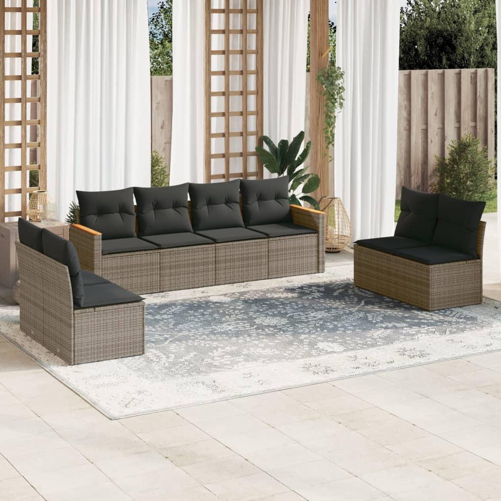 VidaXL Garten sofagarnitur poly-rattan