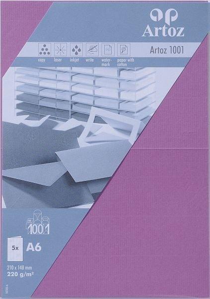 Artoz ARTOZ Karten 1001 A6, 5 Blatt