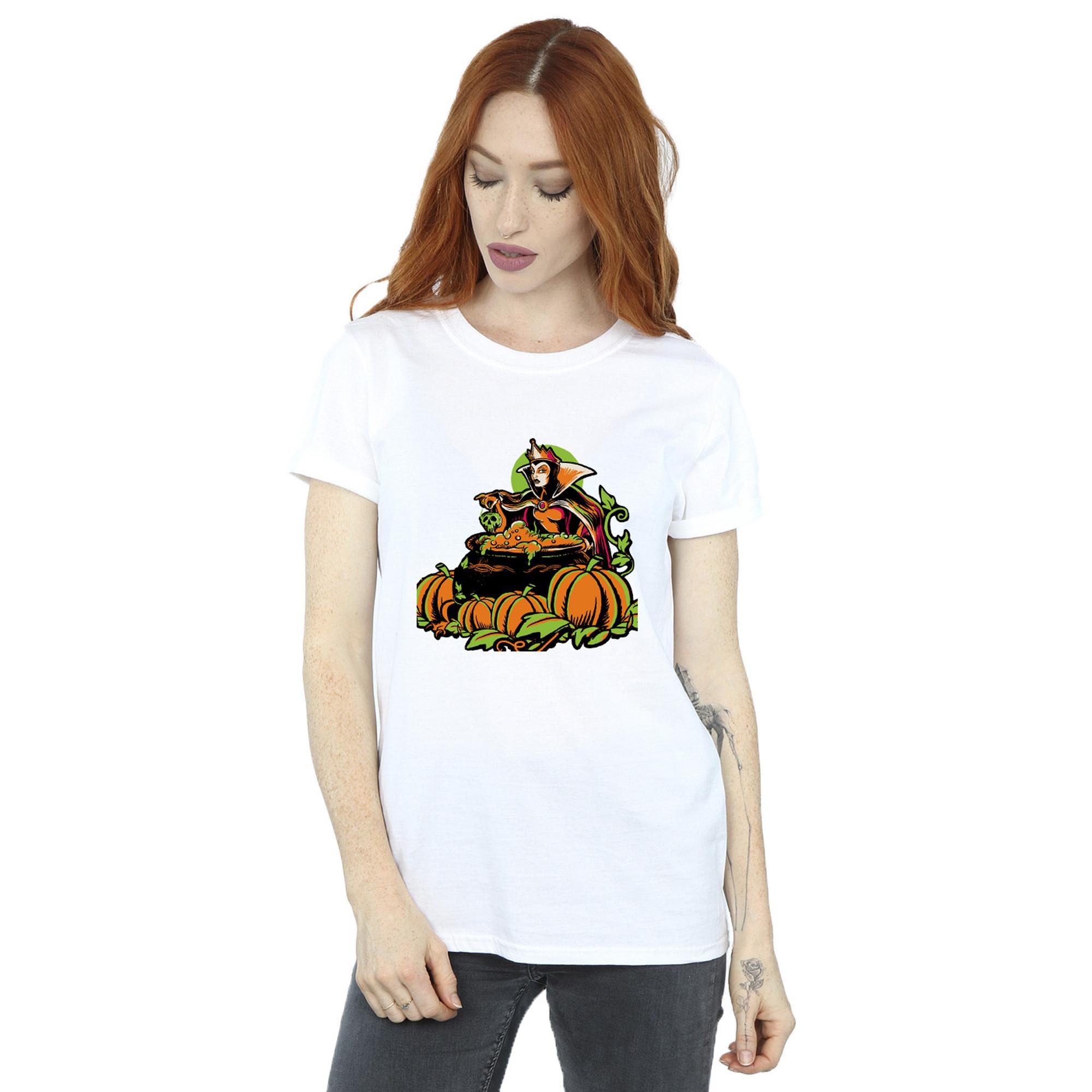 Disney Halloween Evil Queen Kürbis Print T-Shirt