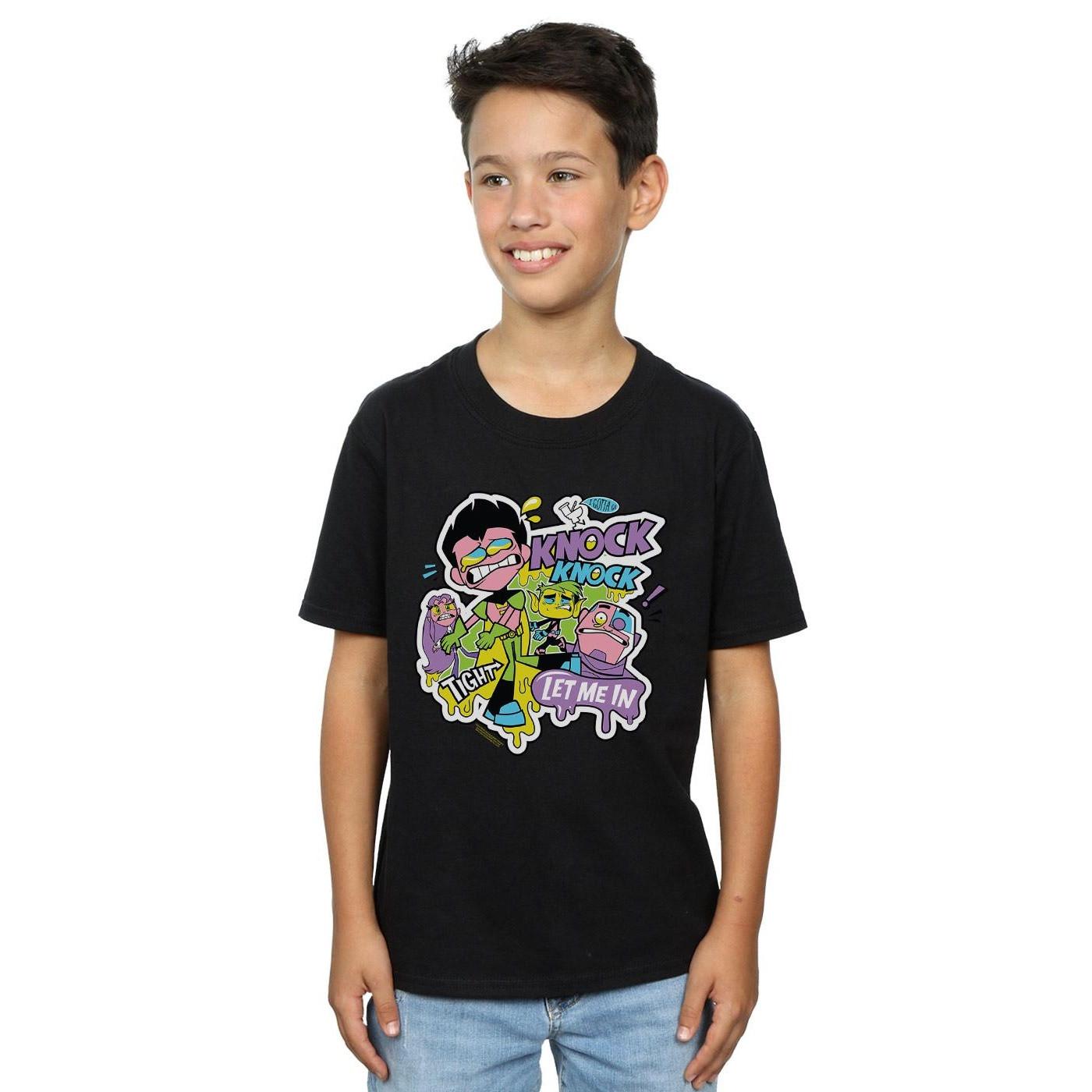DC COMICS Teen Titans Go Knock Knock TShirt