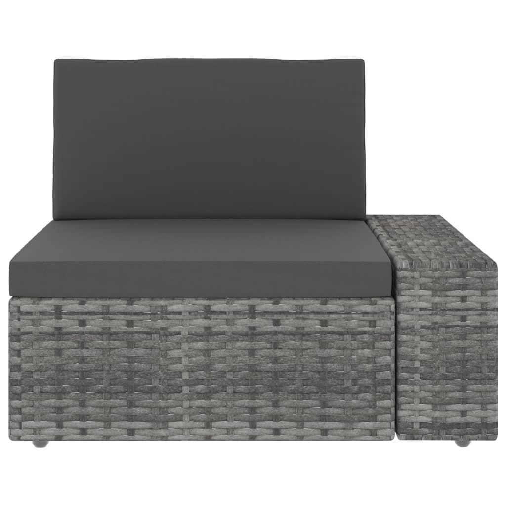 VidaXL Gartensofa poly-rattan