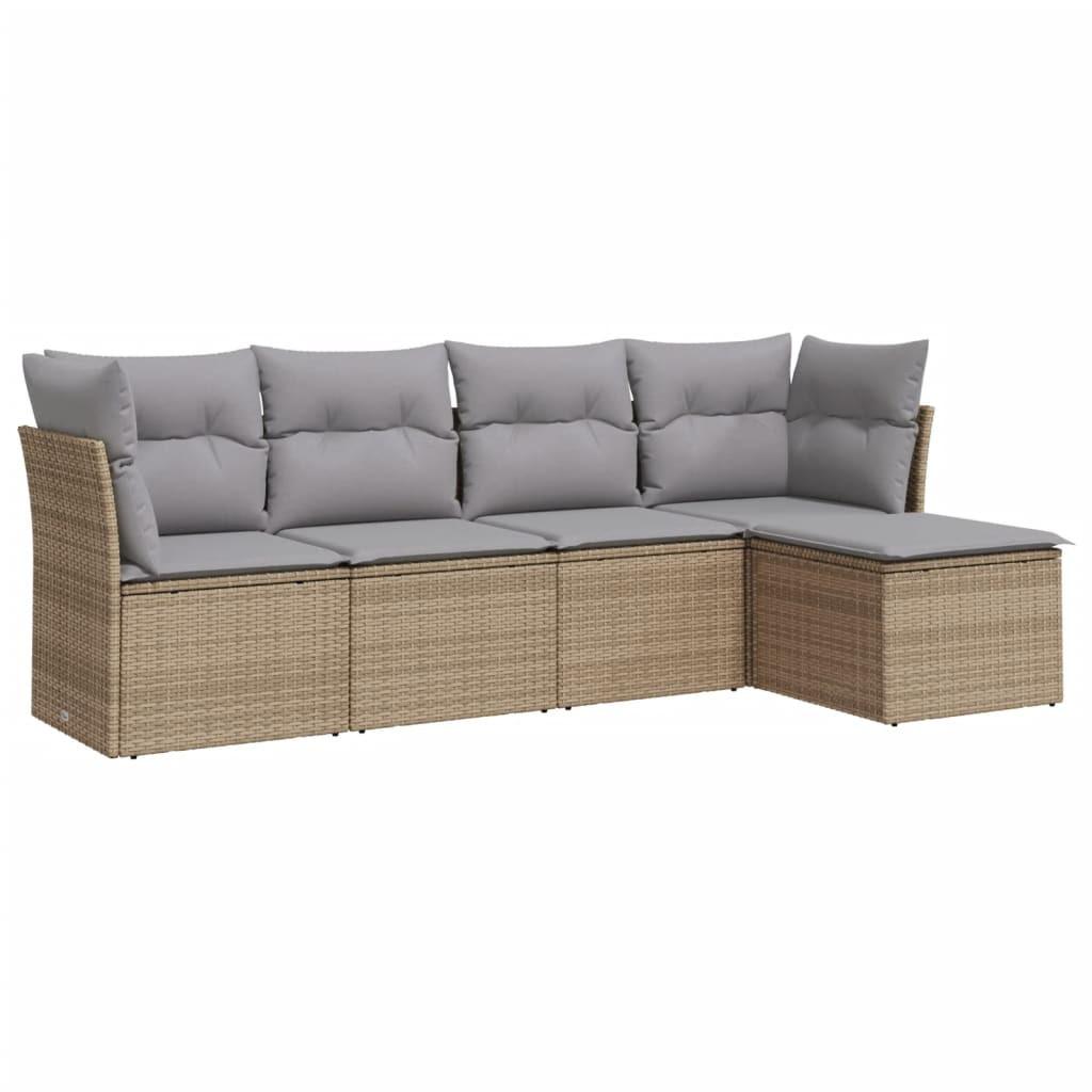 VidaXL Garten sofagarnitur poly-rattan