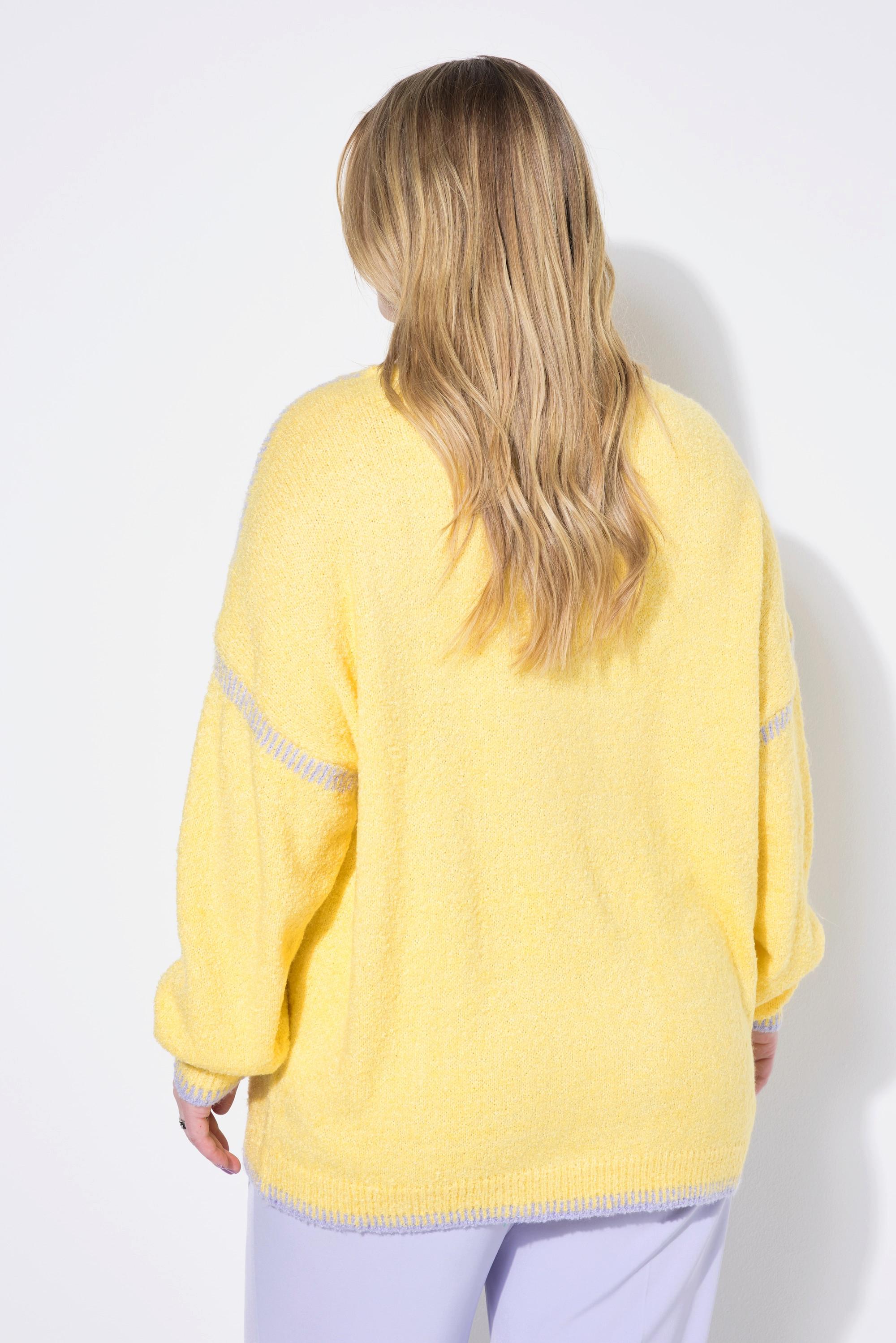 Studio Untold Pullover, oversized, Ziernähte