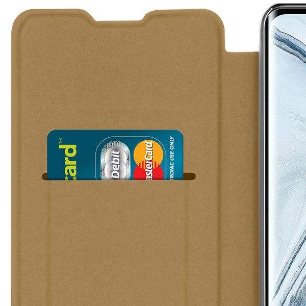Avizar Book Cover Xiaomi Mi Note 10 Lite Gold