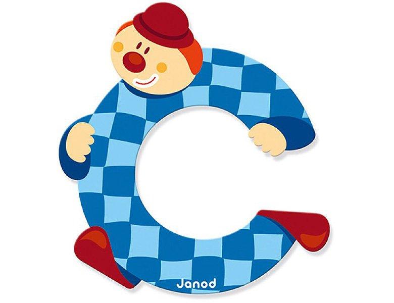 Janod Buchstaben Clown C