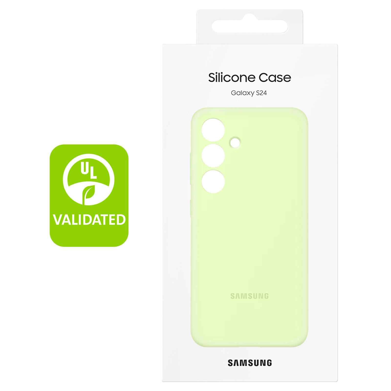 SAMSUNG Silicone Case Galaxy S24 Lime