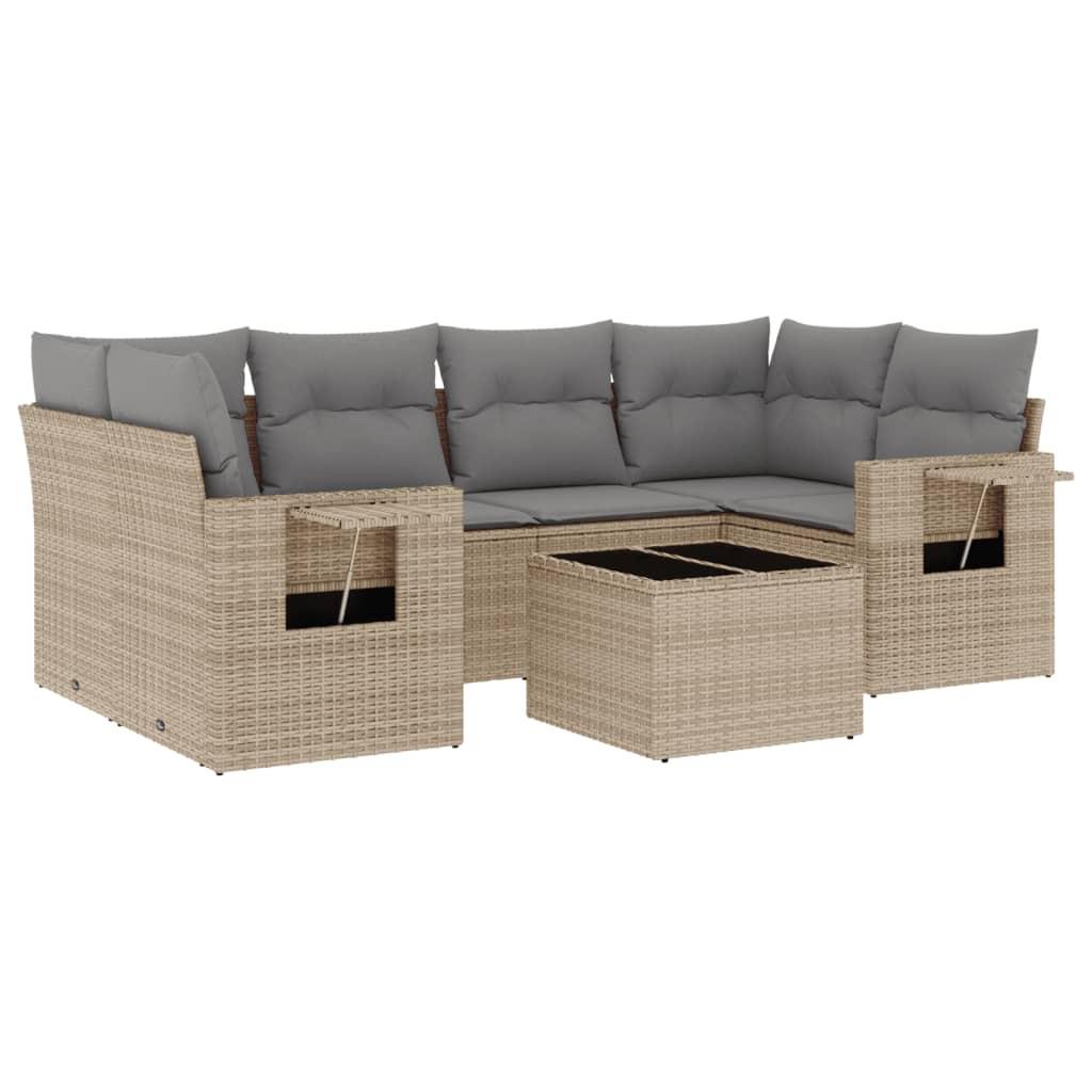 VidaXL Garten sofagarnitur poly-rattan