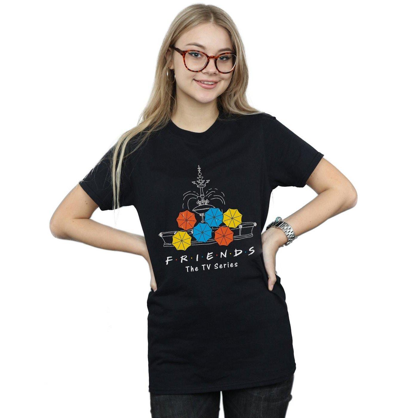 Friends Fountain Print T-Shirt