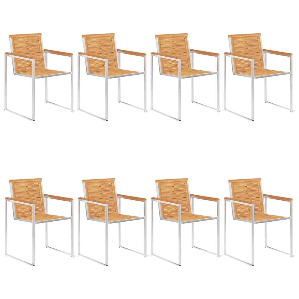 VidaXL Gartenstuhl teak