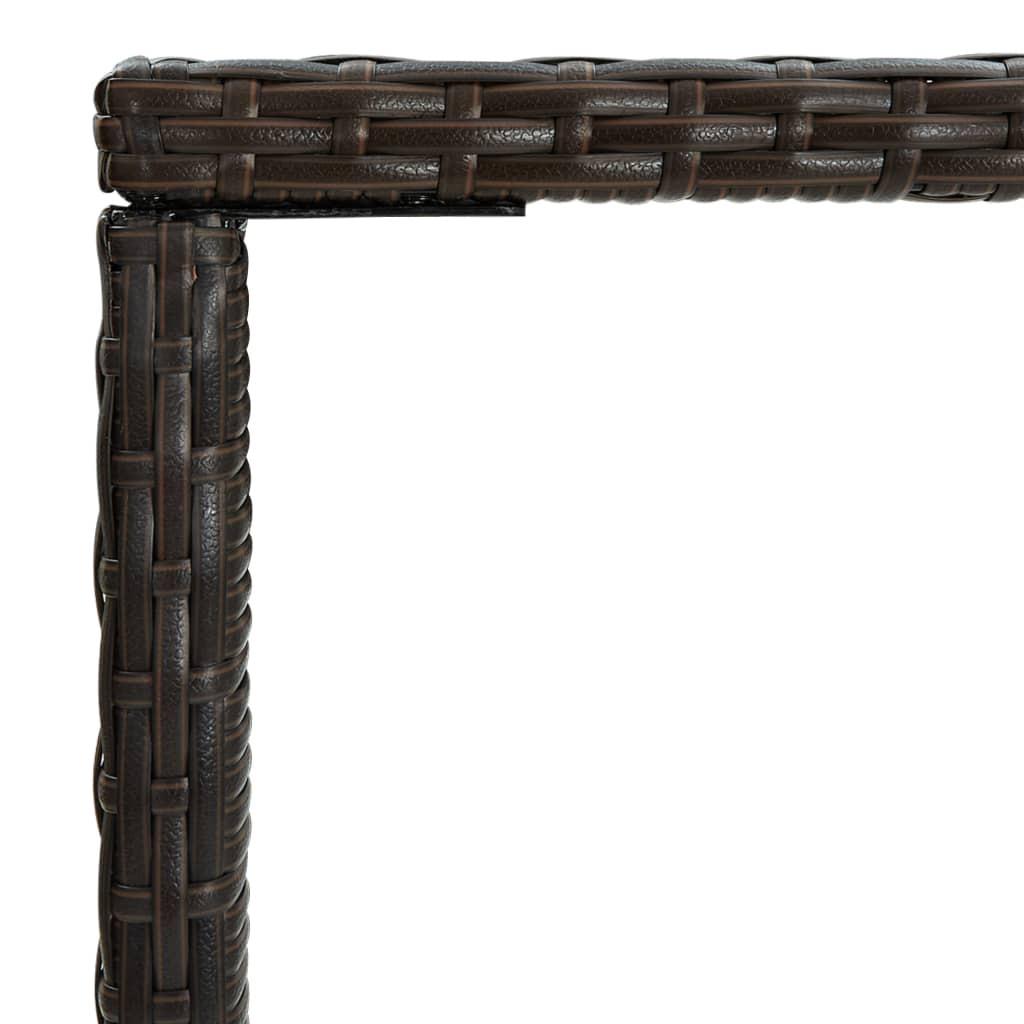 VidaXL Bartisch poly-rattan