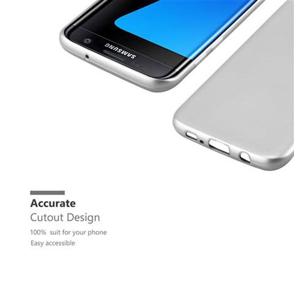 Cadorabo Hülle für Samsung Galaxy S7 EDGE TPU Silikon Matt