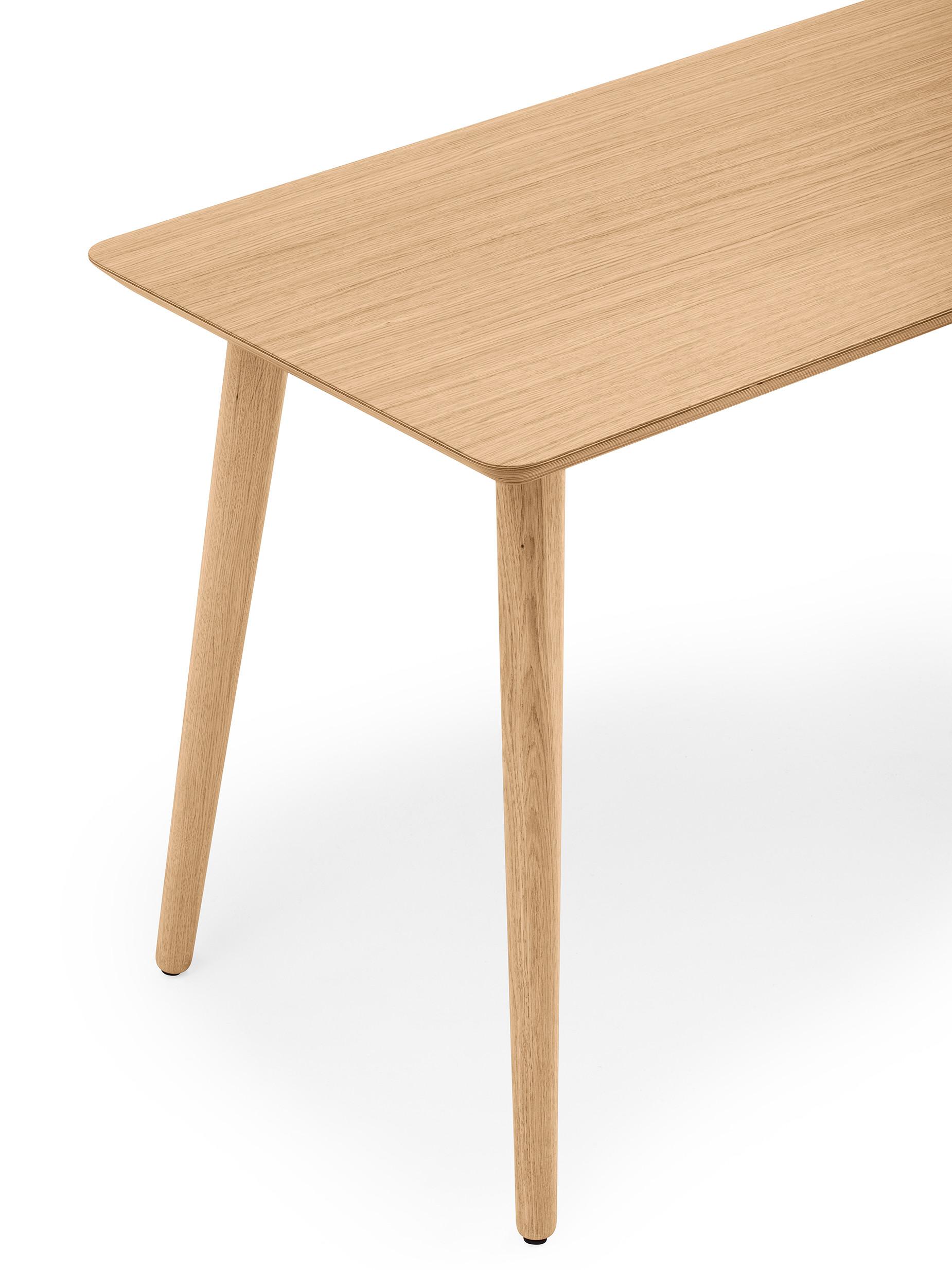 Oakywood Classic Desk - Klassischer Schreibtisch aus Massivholz - Eichenfurnier / 100x50
