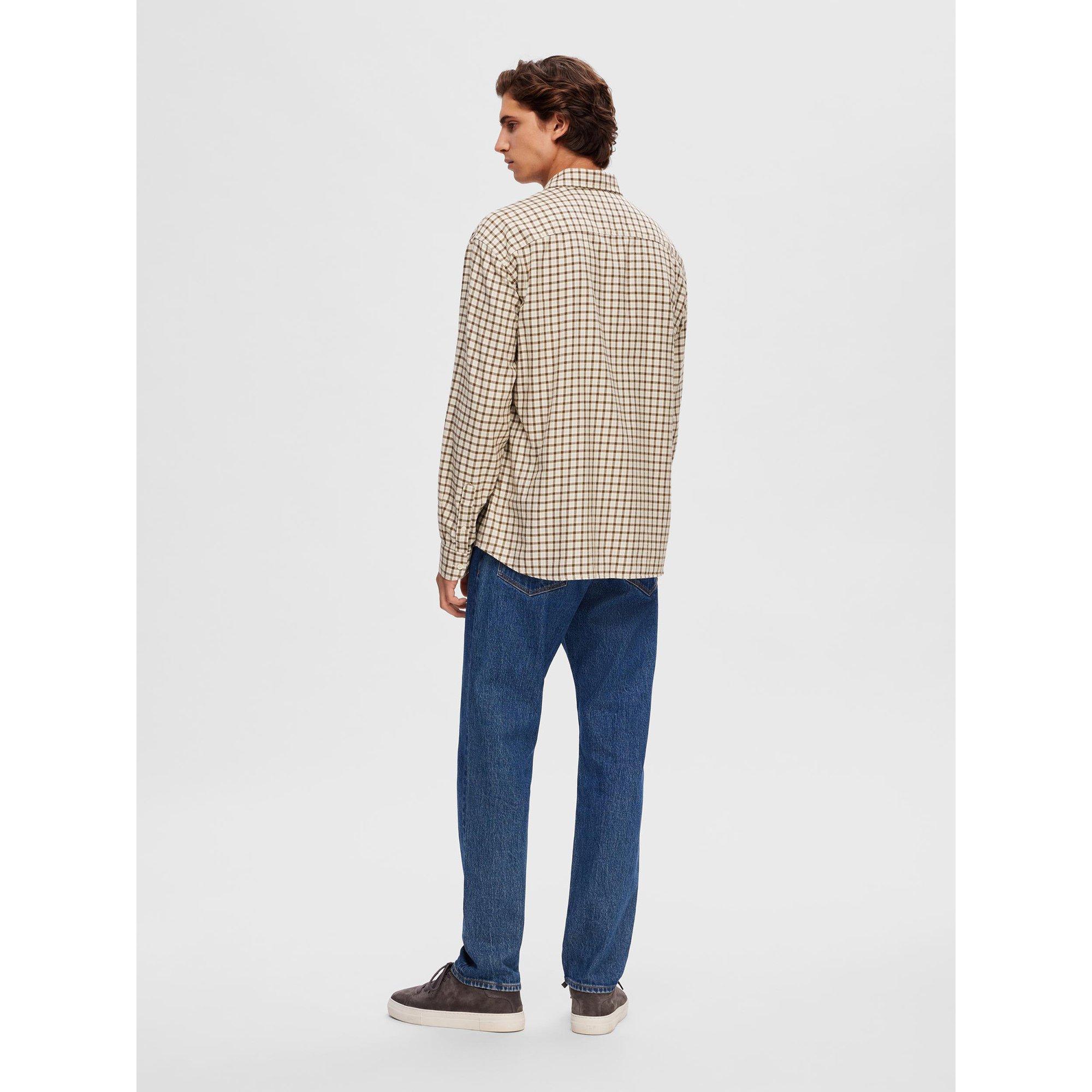 SELECTED SLHRegowen Mini Check Langarm Hemd