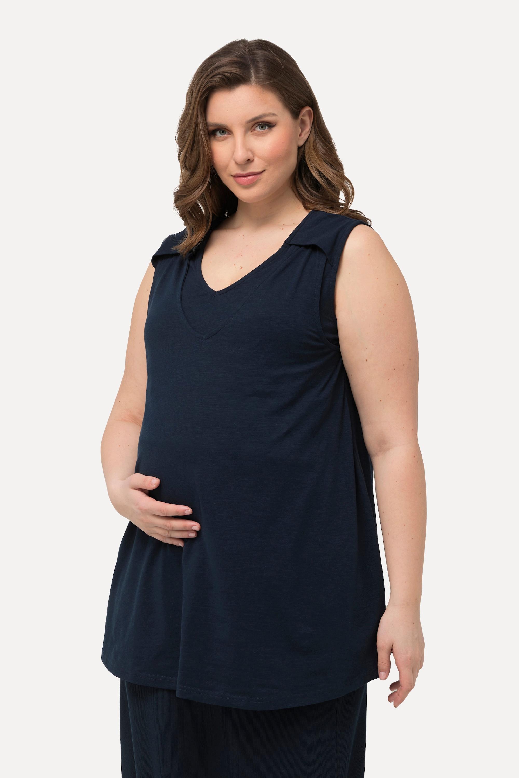Ulla Popken Bellieva Longtop A-Linie ärmellos mit Stillfunktion