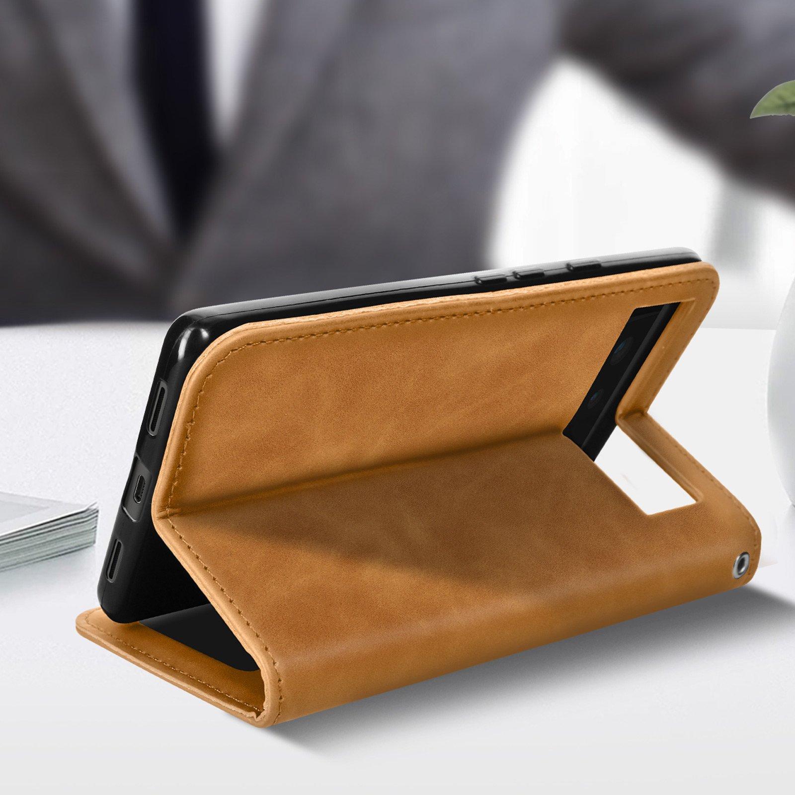 Avizar Soft Hülle Google Pixel 6a Gelbbraun