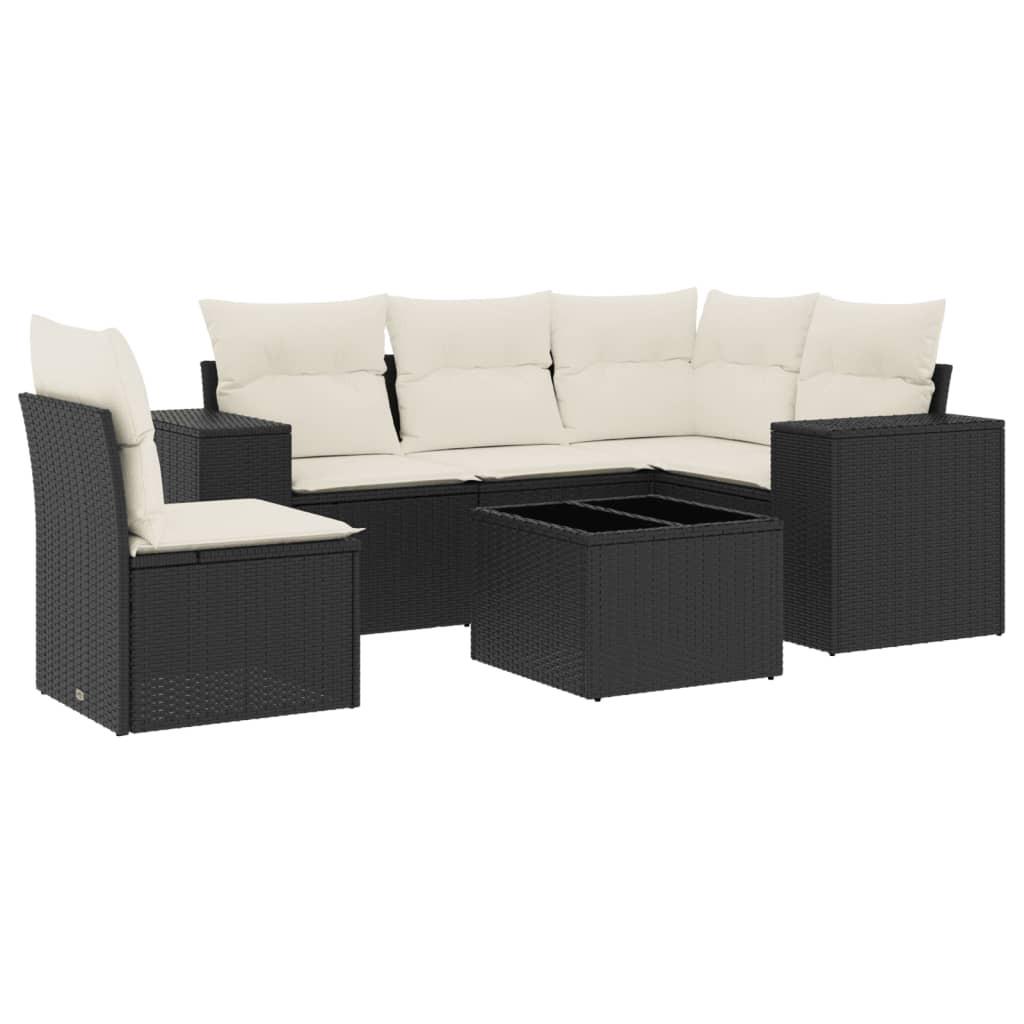 VidaXL Garten sofagarnitur poly-rattan