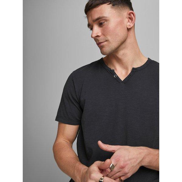 JACK & JONES JJESPLIT Neck Tee Kurzarm T-Shirt