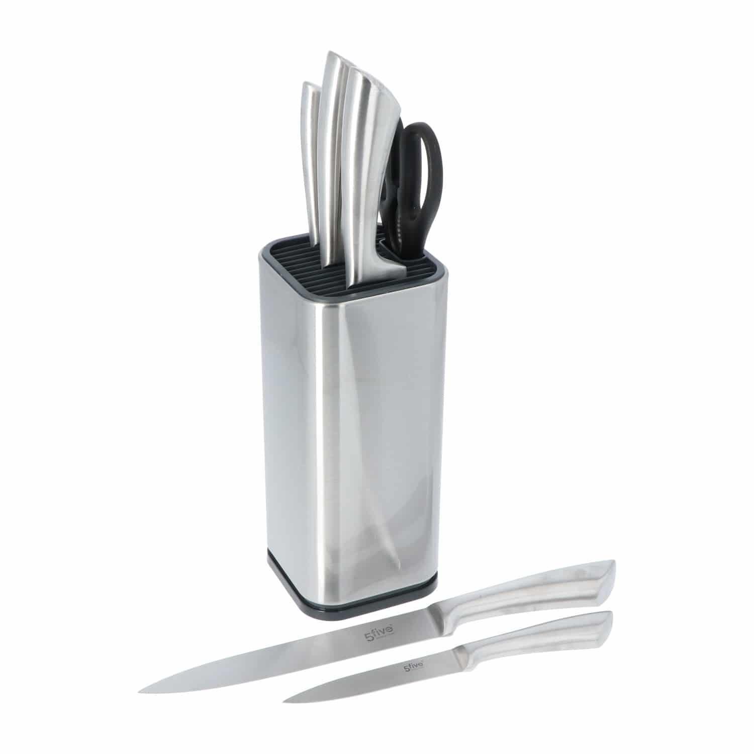 Northix Messerset mit Schere und Messerständer