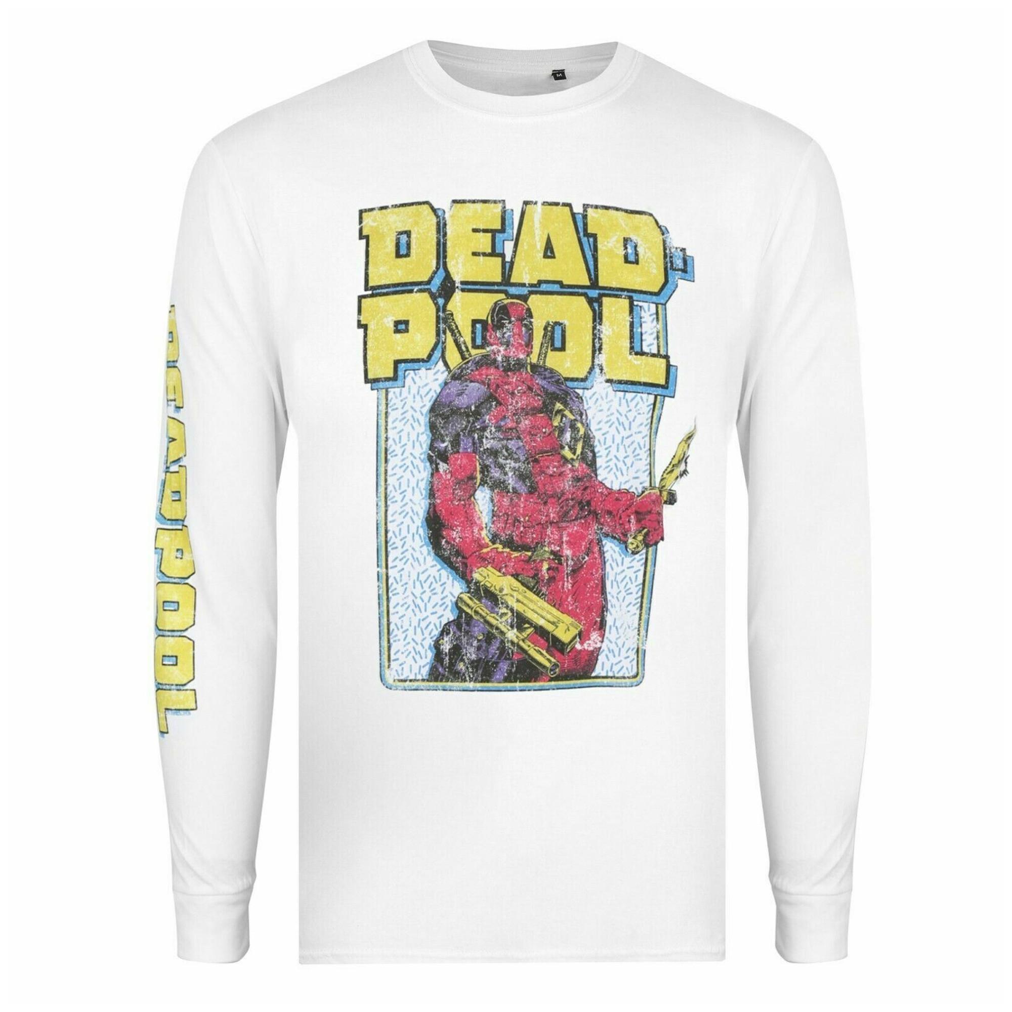 Deadpool 90's Arm Langarm T-Shirt