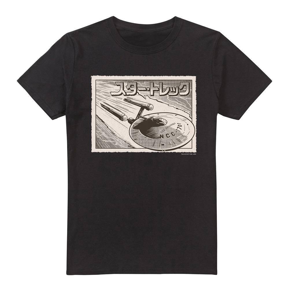 Star Trek Enterprise T-Shirt mit Grafikdruck
