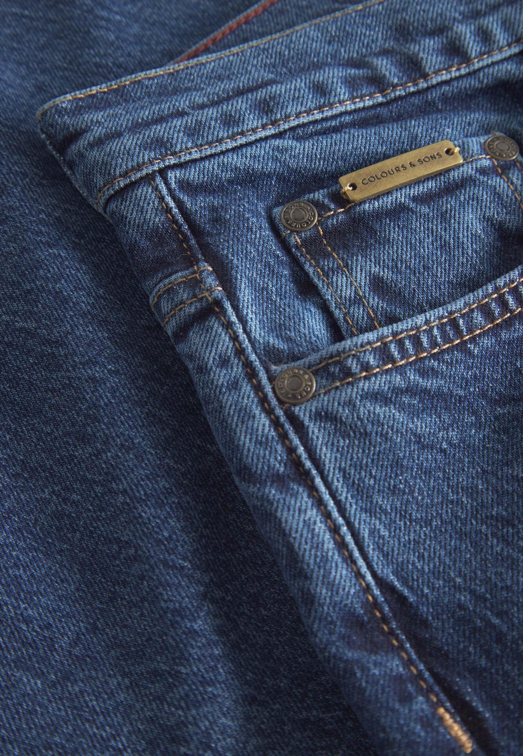 Colours & Sons Denim Cropped Jeans