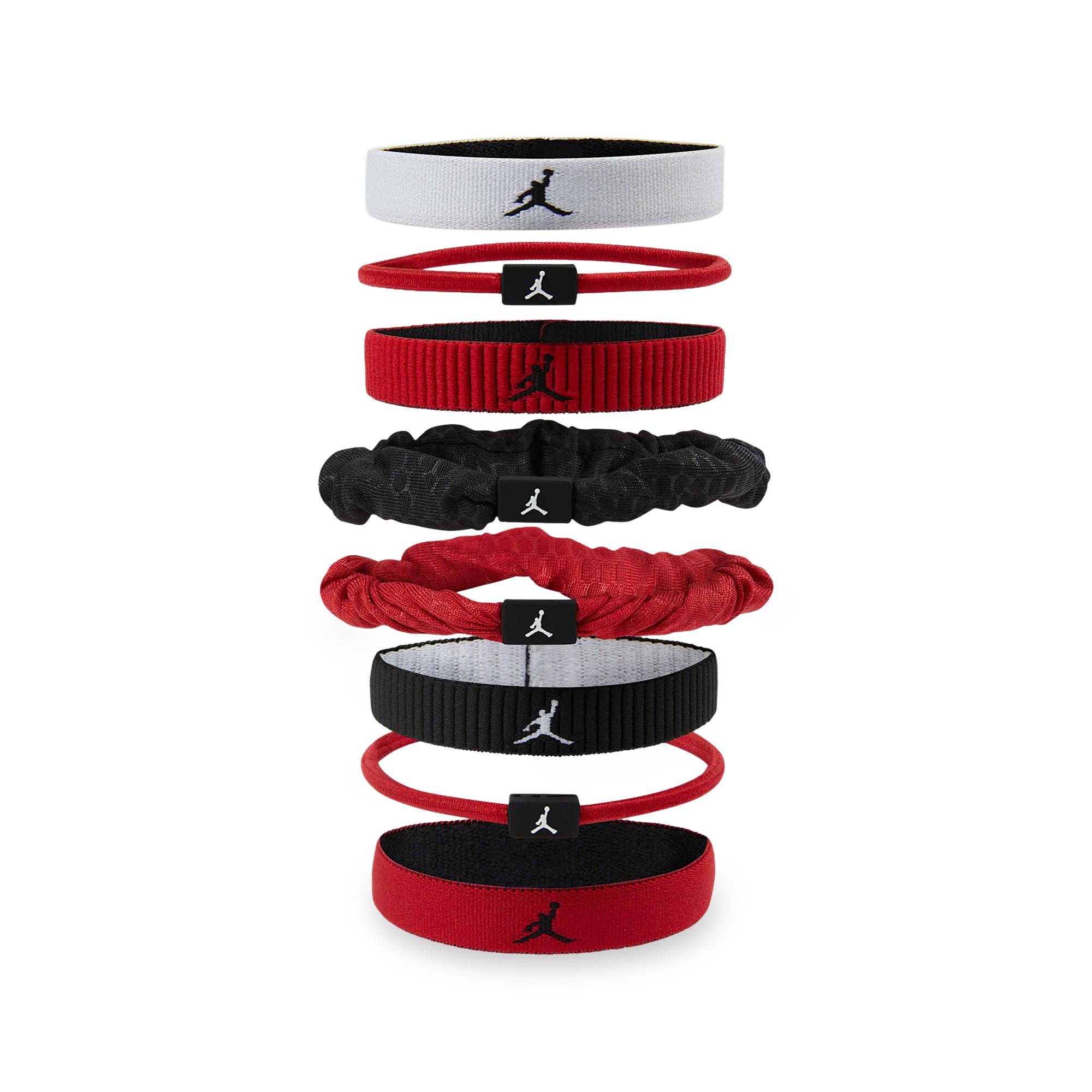 NIKE JORDAN ELASTIC SPORT MIXED WIDTH HAIR TIES 8 PK Haarband