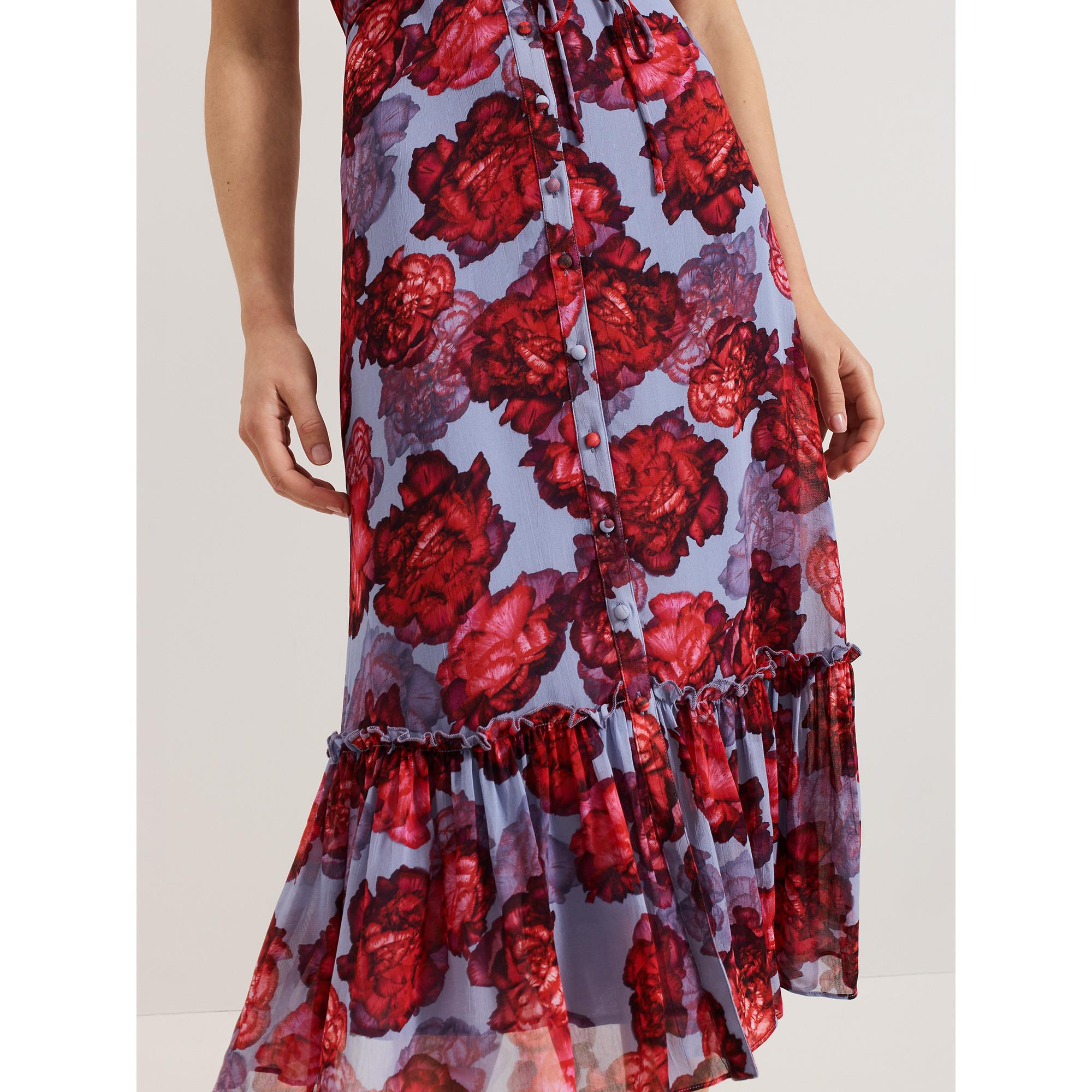 Phase Eight Francesca Geblümtes Midi Kleid