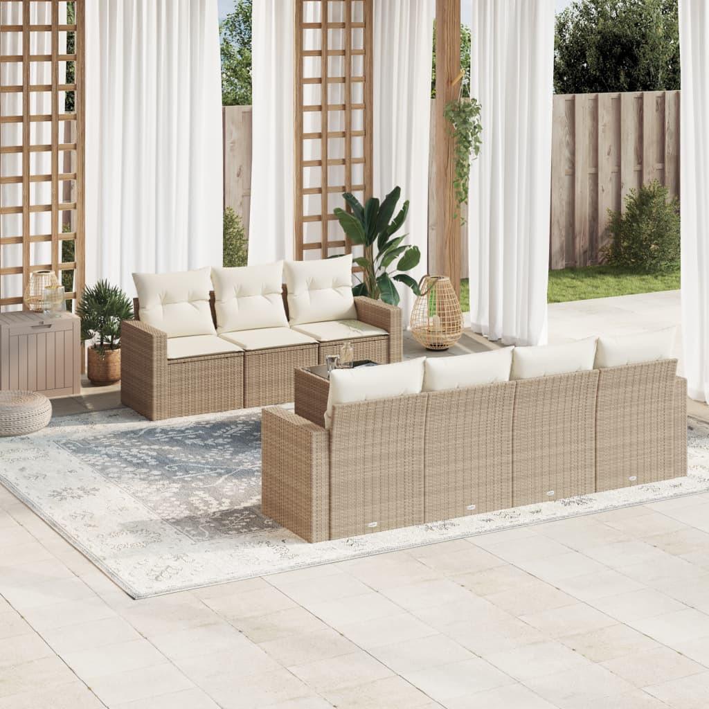 VidaXL Garten sofagarnitur poly-rattan