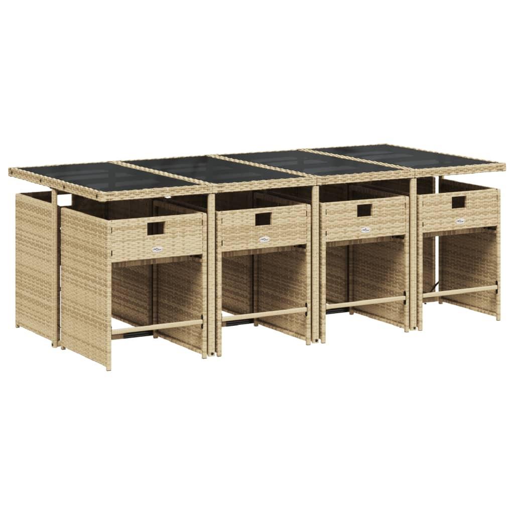 VidaXL Garten essgruppe poly-rattan