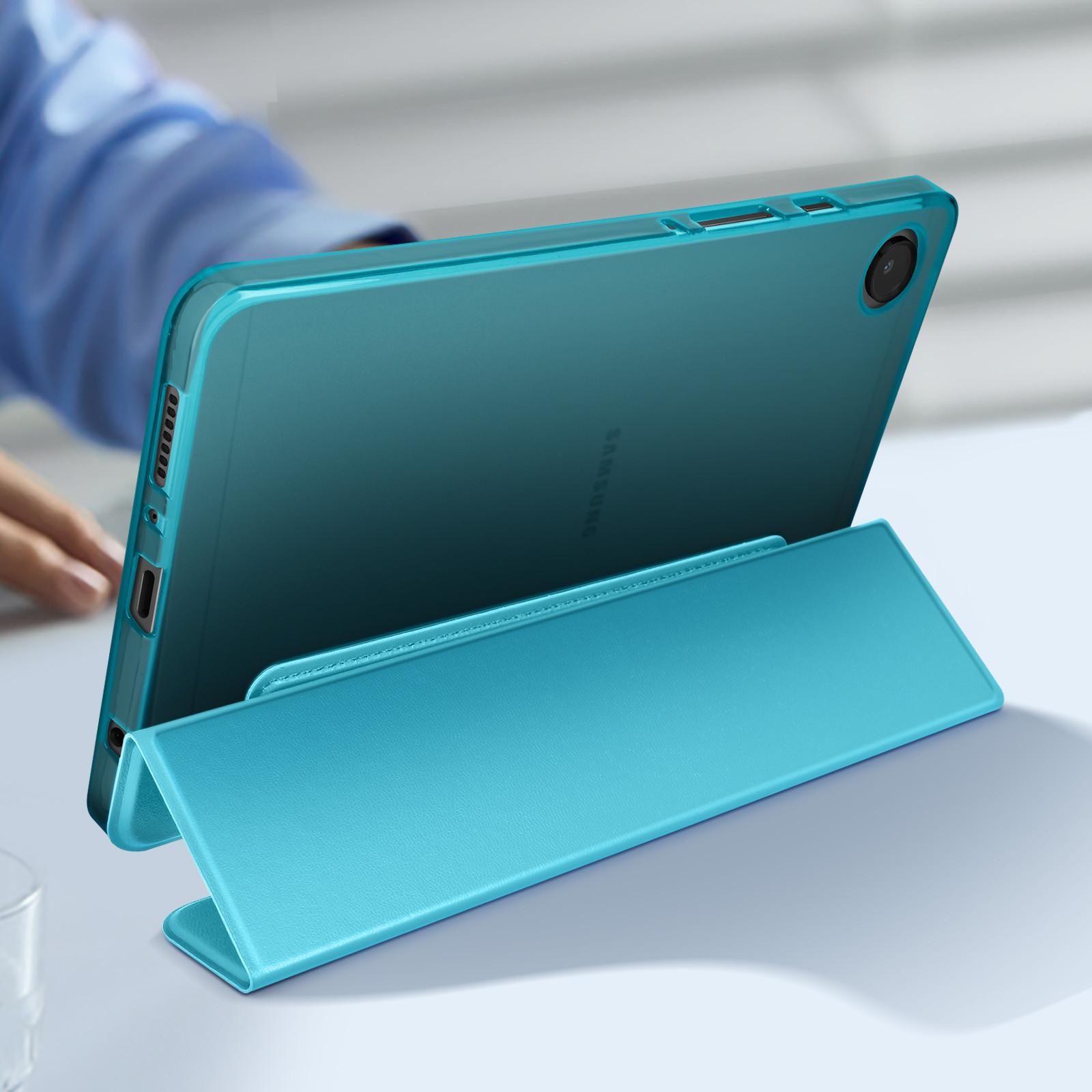 Avizar Samsung Tab A9 Clapet Hülle Türkis