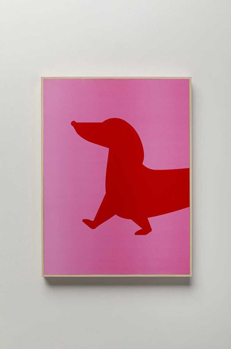 KARE Design Gerahmtes Bild Dog Frankie (2er-Set)