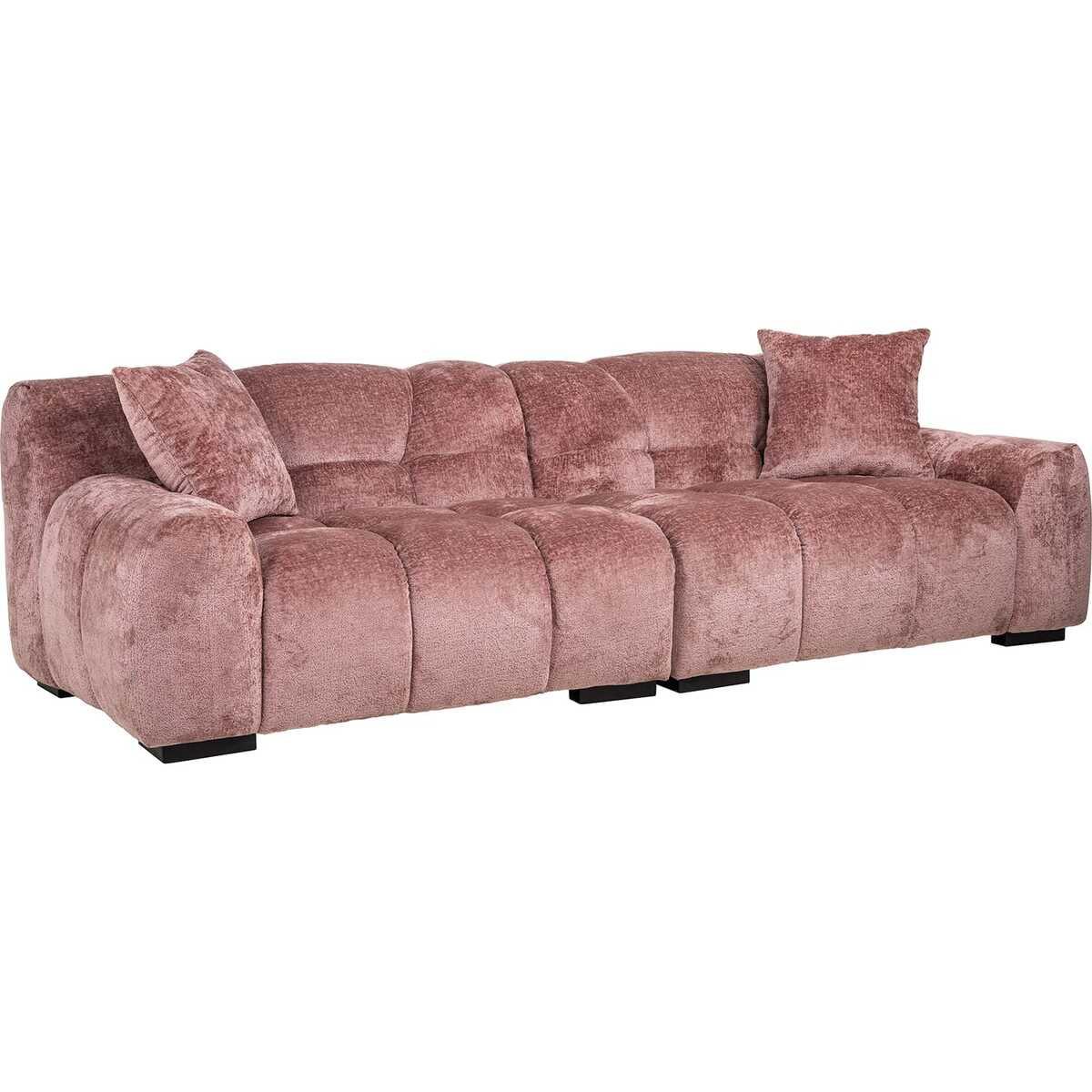 mutoni Sofa Charelle chenille rosa 250