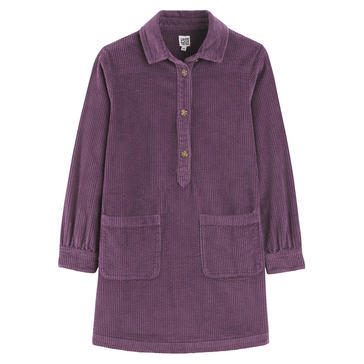 La Redoute Collections Langärmeliges Cord-Kleid