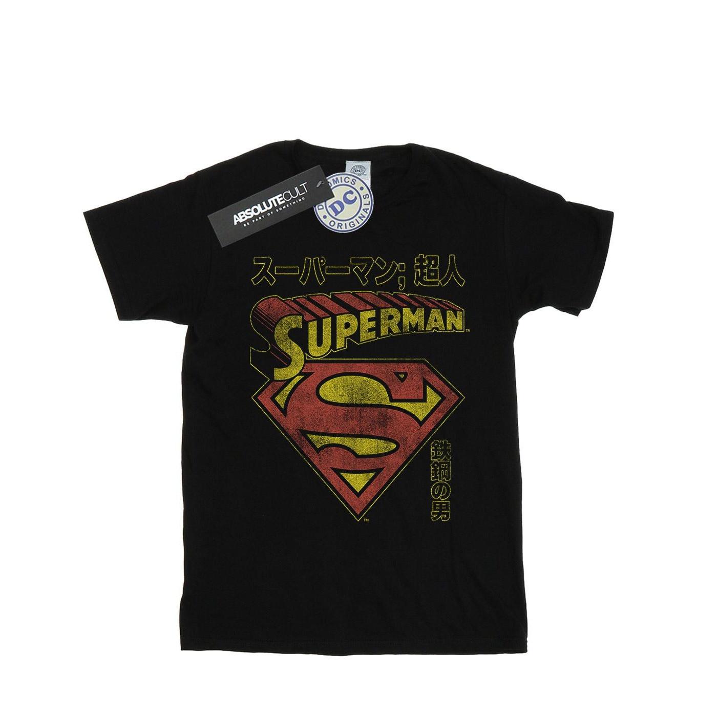 DC COMICS Superman Japanisches Logo T-Shirt