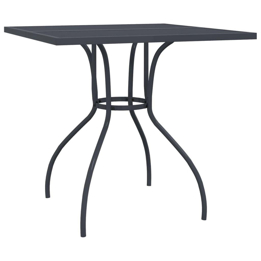 VidaXL Gartentisch stahl