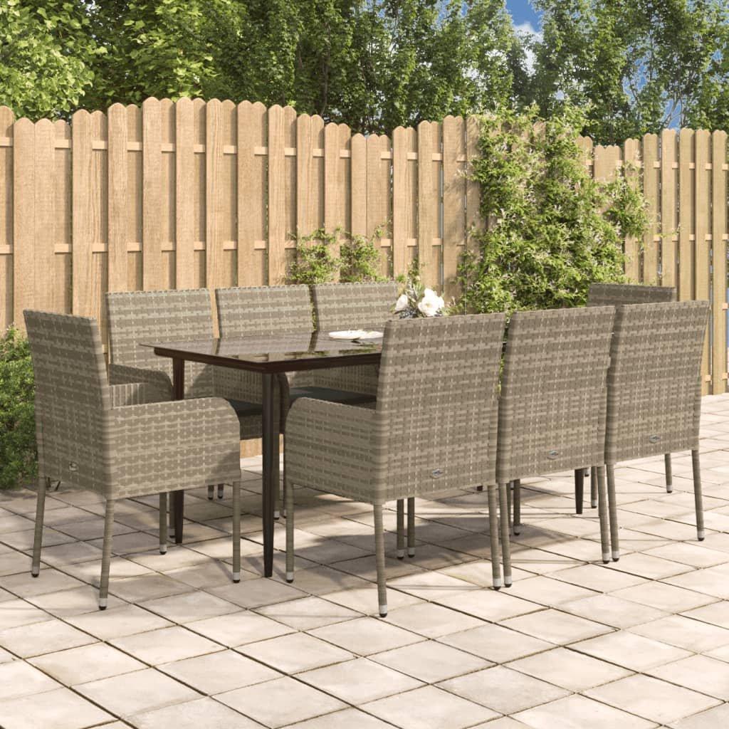 VidaXL Garten essgruppe poly-rattan