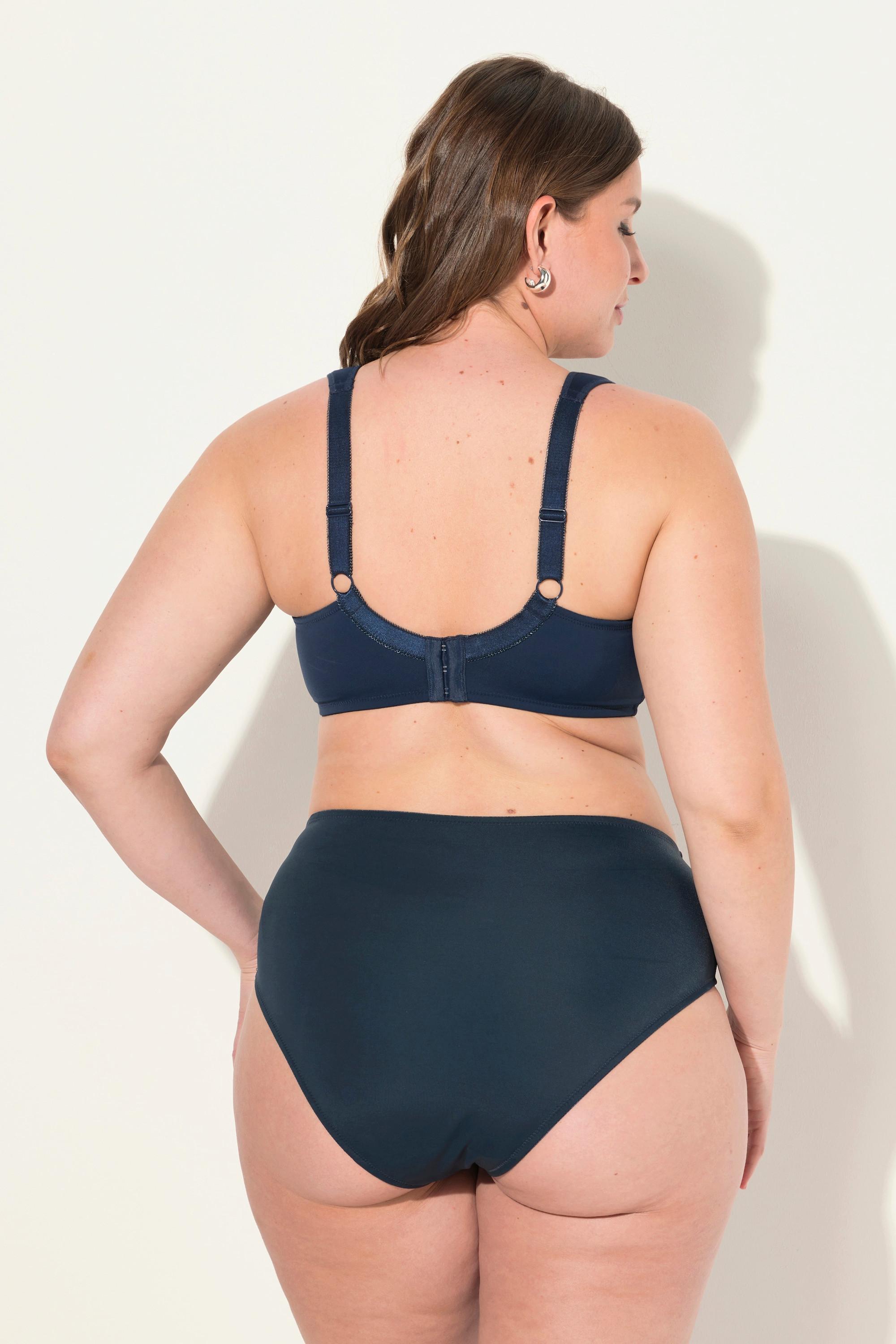 Ulla Popken Bügel-BH, Paisleymuster, Cup C - F