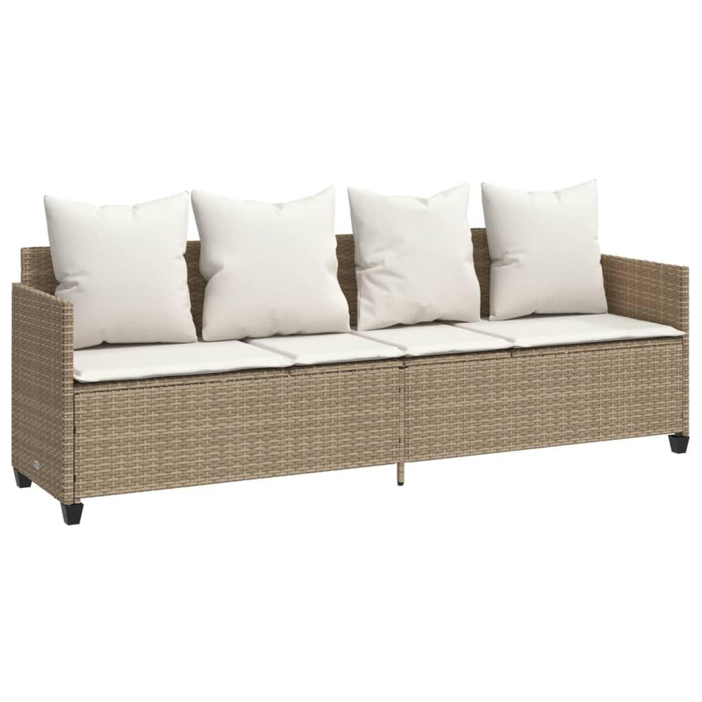 VidaXL Garten sofagarnitur poly-rattan